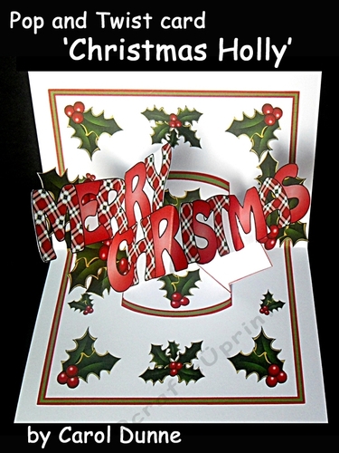 Pop & twist Christmas holly