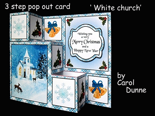 3 step pop out white church