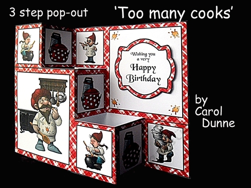 3 step pop out Too many cooks