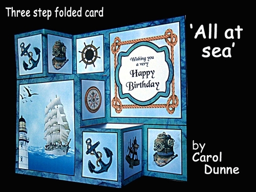 Three step fold       All at sea