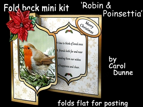 FB Robin & poinsettia