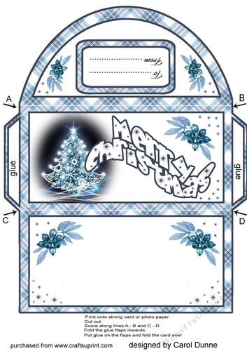  Blue sparkle tree money wallet