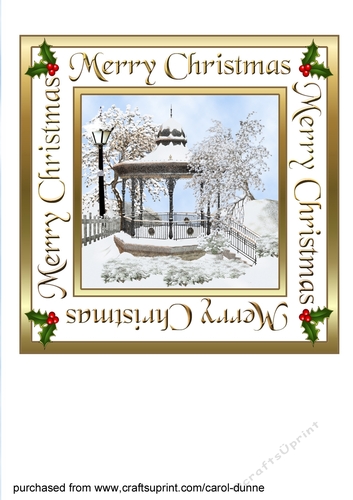 Winter in the park 7 inch
