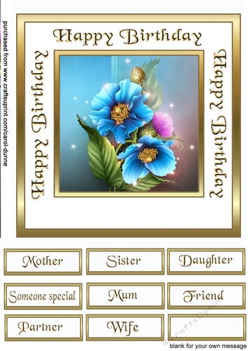 GF Blue Poppies