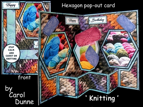 Hexagon pop-out Knitting