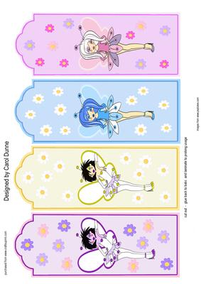 Fairies and Flowers Bookmarks