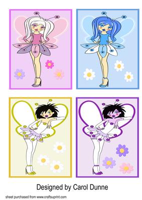 Fairies and Flowers Toppers