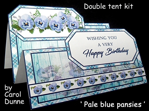 DT Pale blue pansies