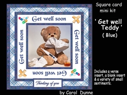 SC Get well Teddy (Blue)