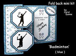 Fold back Badminton (blue)