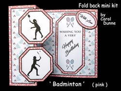 Fold back Badminton (pink)