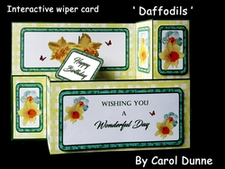 Wiper card Daffodils