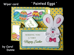 Wiper card Painted Eggs