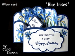 Wiper Blue Irises