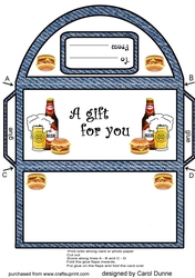 Money wallet Beer & burgers