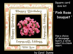SC Pink Rose bouquet