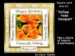 SC Yellow rose bouquet