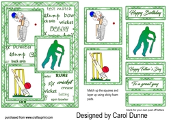 Three squares Cricket