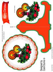 Christmas Aztex Candles Plate