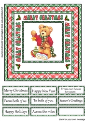 SC Christmas teddy bear