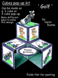 Pop-up cube Golf