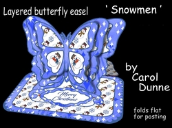 Butterfly easel Snowmen