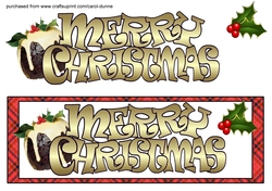 Christmas pudding DL (Large)