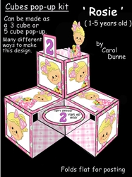 Pop-up cube Rosie (1-5 years)