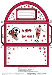 Money wallet Football (Red)