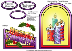 Cheerful candles cutaway
