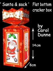 Cracker box Santa & his sack