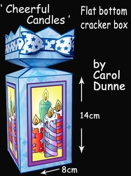 Cracker box Cheerful candles