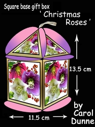 Christmas Roses square box