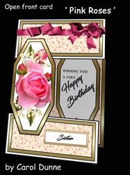 Open front Pink Rose