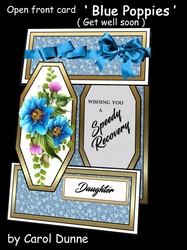 Open front Blue Poppies (GWS)