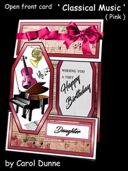 open front Classical Music (Pink)