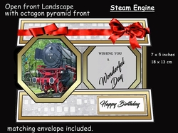 Open front Landscape Steam Engine