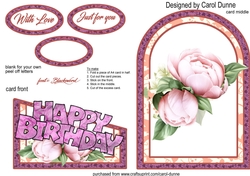 Pretty Peonies cutaway
