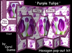 Hex Purple Tulips