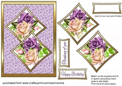 Two Squares Heritage roses
