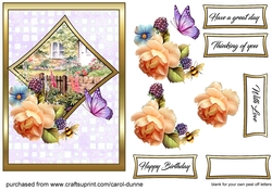 Rose Cottage Card front