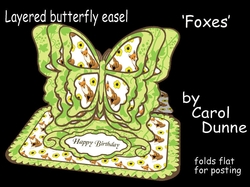 Butterfly easel Foxes