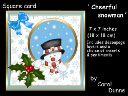 SC Cheerful snowman