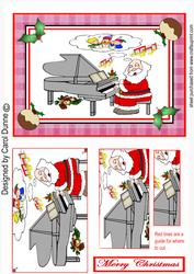 Santa Playing the Piano