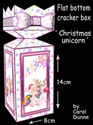 Cracker box Christmas Unicorn