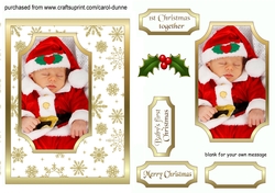 QC Babys first Christmas