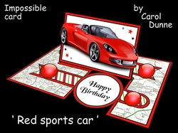 IMP Red sports car