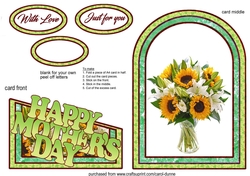 Cutaway Sunflowers MD