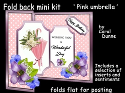 FB Pink umbrella