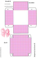 Tartan Square Box